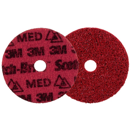 Hook-and-Loop Surface Conditioning Disc, 4 in Dia, Ceramic, Not Applicable Grit, Non-Woven Type MPN:PN-DH