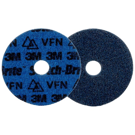 Hook-and-Loop Surface Conditioning Disc, 4 1/2 in Dia, Ceramic, Not Applicable Grit, Non-Woven Type MPN:PN-DH