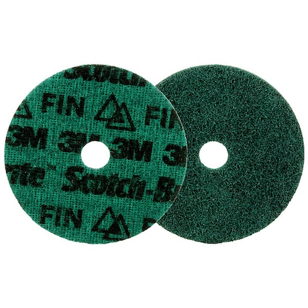Hook-and-Loop Surface Conditioning Disc, 4 in Dia, Ceramic, Not Applicable Grit, Non-Woven Type MPN:PN-DH