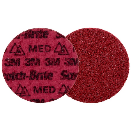 Hook-and-Loop Surface Conditioning Disc, 4 in Dia, Ceramic, Not Applicable Grit, Non-Woven Type MPN:PN-DH
