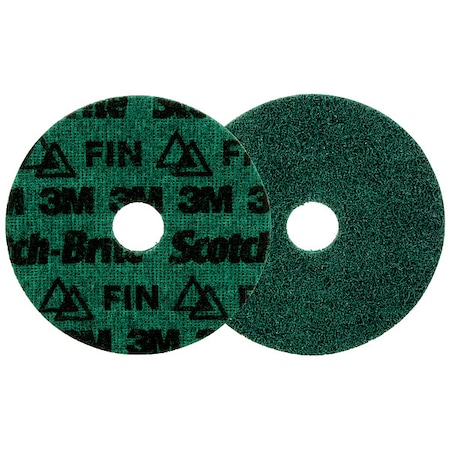 Hook-and-Loop Surface Conditioning Disc, 4 1/2 in Dia, Ceramic, Not Applicable Grit, Non-Woven Type MPN:PN-DH