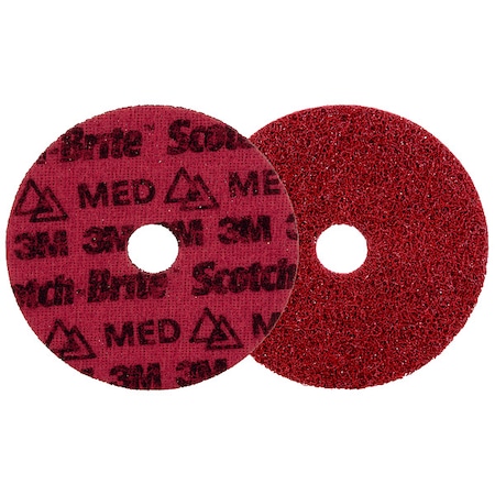 Hook-and-Loop Surface Conditioning Disc, 5 in Dia, Ceramic, Not Applicable Grit, Non-Woven Type MPN:PN-DH