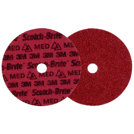 Hook-and-Loop Surface Conditioning Disc, 7 in Dia, Ceramic, Not Applicable Grit, Non-Woven Type MPN:PN-DH
