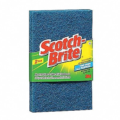 No Scratch Scour Pad 6 in L Blue PK10 MPN:622-10