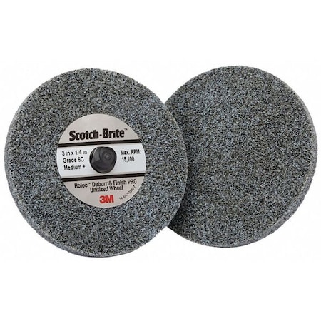 Scotch-Brite Roloc Deb/Fin Pro Un Wh Tr 3X1/4XNH MPN:7100081365