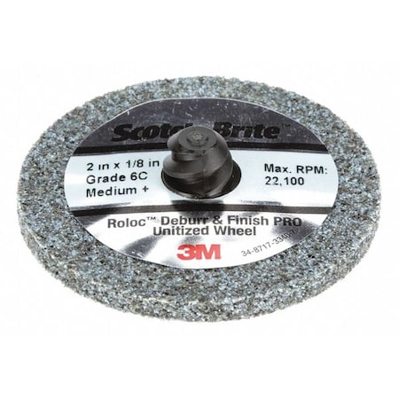 Scotch-Briteroloc Wheel 6C MEDIUM+ 2