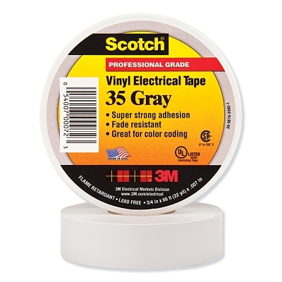 Scotch 35 Gy 3/4 In X 66FT Vinyl Coding Elec Tp MPN:7000006099