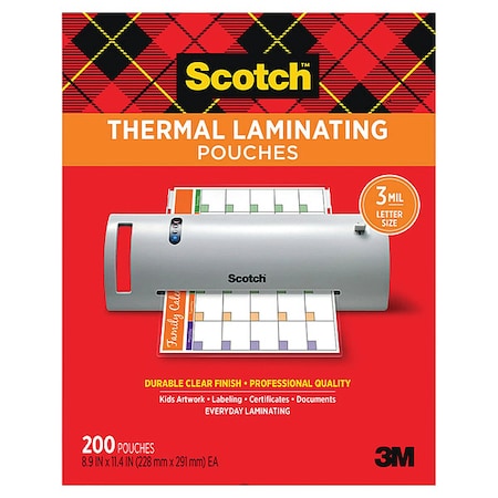 Pouch, Thermal, 3mm, Clear, PK200 MPN:TP3854-200
