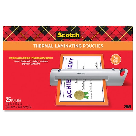 Pouch, Thermal, 3mm, Clear, PK25 MPN:TP3856-25