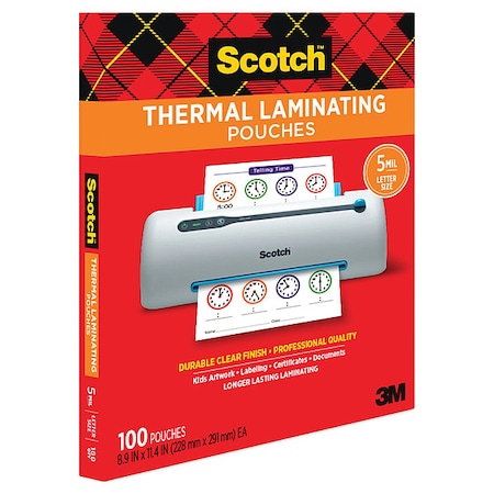 Pouch, Thermal Laminator, 5mm, PK100 MPN:TP5854-100
