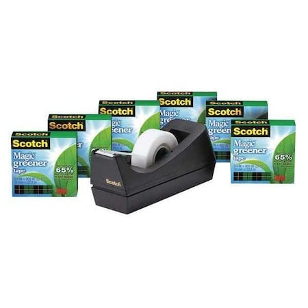 Magic Tape, Eco Friendly, 3/4x900 in., PK6 MPN:8126PC38