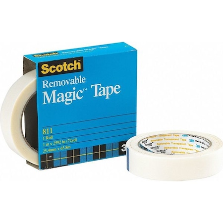 811 Magic Tape (Removable), 2.0 Mil, 3/4
