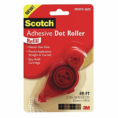 Adhesive Dot Roller Refill White MPN:6055R