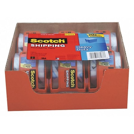Packaging Tape, 1.88 x 800 in., PK6 MPN:142-6