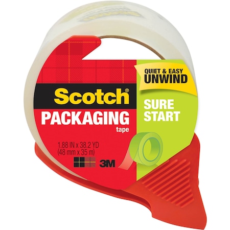 PackagingTapewithDispenser, 2.6mil, Clear MPN:3450S-RD-36GC