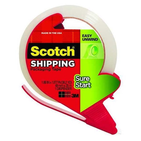 Packaging Tape, Clear MPN:3450S-RD