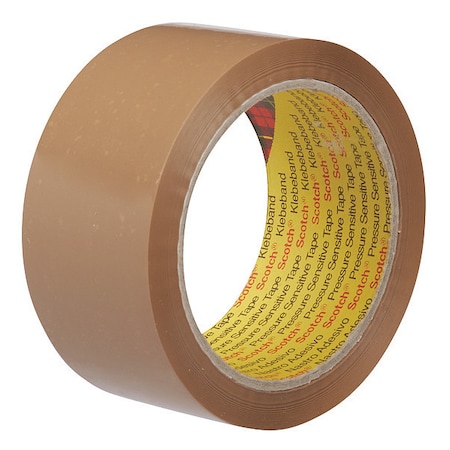 Carton Sealing Tape, 1.8 mil, Tan, PK24 MPN:371