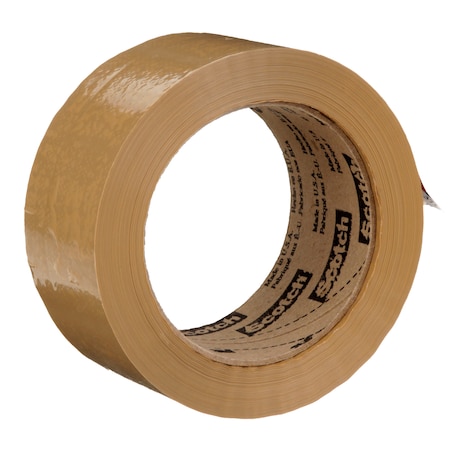 Box Sealing Tape, 48mm x 100 m, Tan, PK36 MPN:371 564