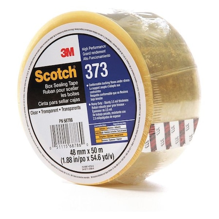 Carton Sealing Tape, Clear, 48mm x 50m MPN:373