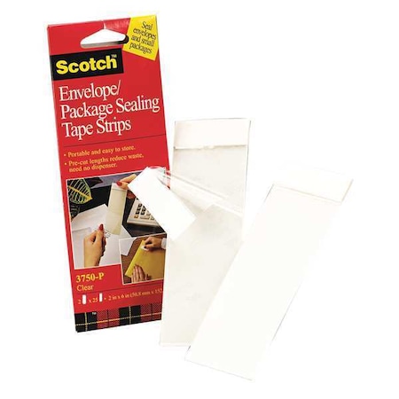 Sealing Tape Strips, 2 x 6 in., PK50 MPN:3750P2CR