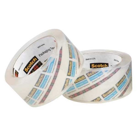 Heavy Duty Packaging Tape, Clear, PK18 MPN:3850-18CP
