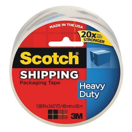 Packaging Tape, Dispener, Clear, Heavy Duty MPN:3850