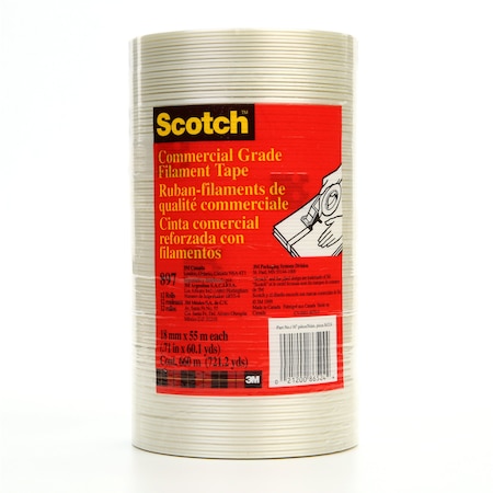 Filament Tape, Clear, 18mmx55m, PK48 MPN:897