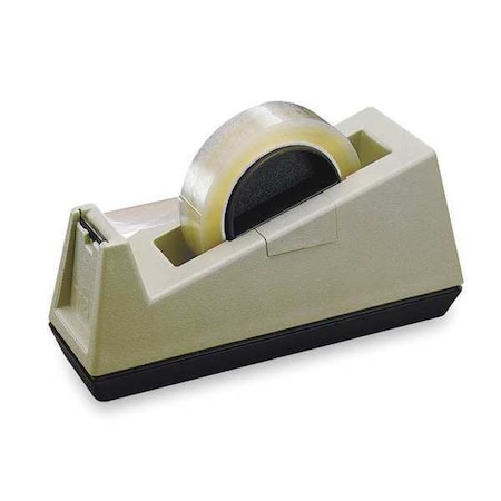 Tape Dispenser, 1 in Max. Tape Width. Plastic, Brown MPN:C25