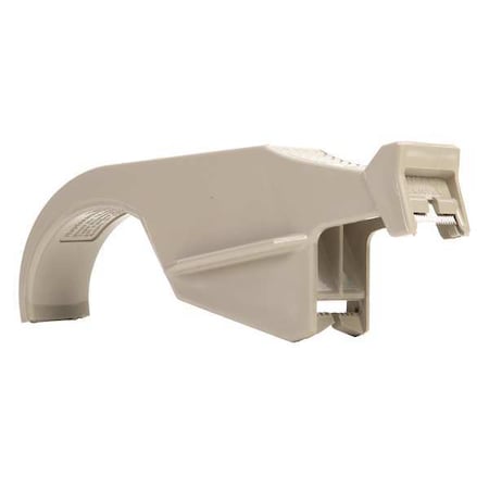 Strapping Tape Dispenser, 1 in Max. Tape Width. 6 1/2 in Tape Core Dia, Pistol, Plastic, Gray MPN:H10