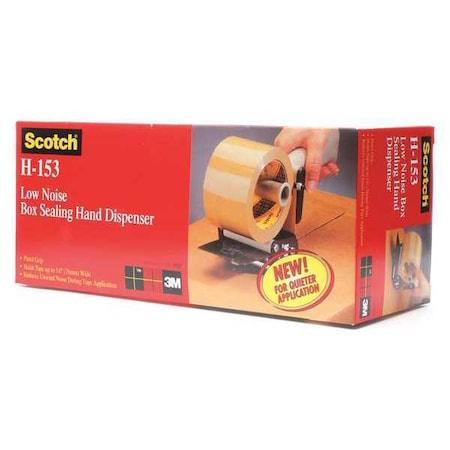 Tape Dispenser, 3 in Max. Tape Width. 5 1/6 in Tape Core Dia, Pistol, Plastic, Tan MPN:H153