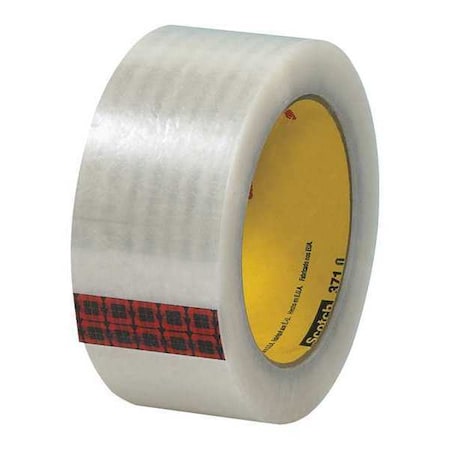 3M 371 Carton Sealing Tape, 1.9 Mil, 2