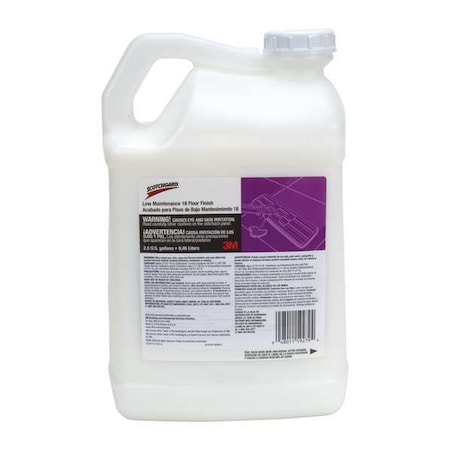 Floor Finish, 2.5 gal., Low, PK2 MPN:59279