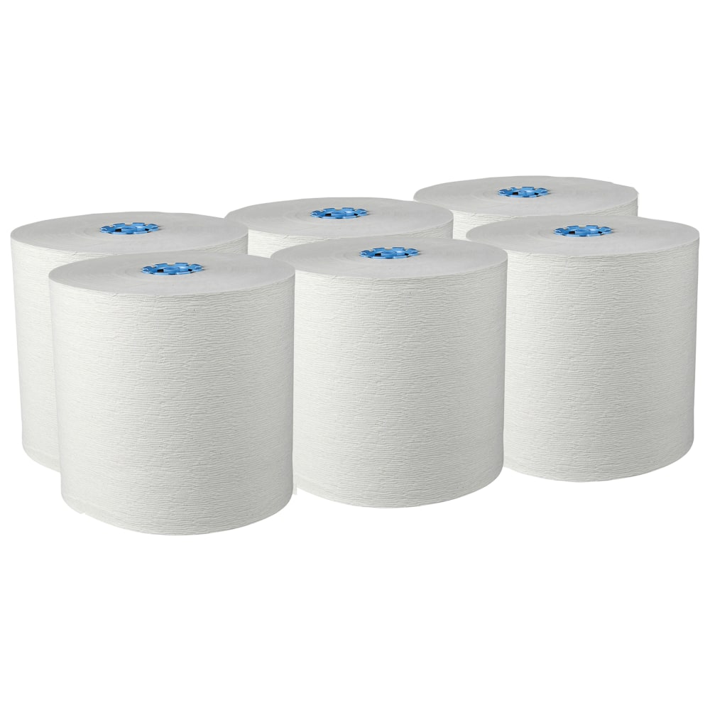 Scott Pro Absorbency Pockets Hard-Roll 1-Ply Paper Towels For Blue Core Dispensers, FSC Certified, 1150ft Per Roll, Pack Of 6 Rolls MPN:H25702