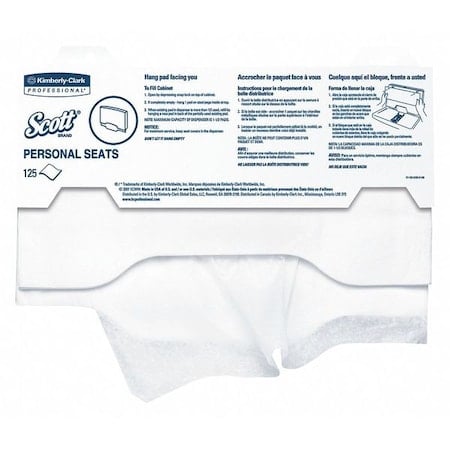 Scott Pro Personal Toilet Seat Cover MPN:07410