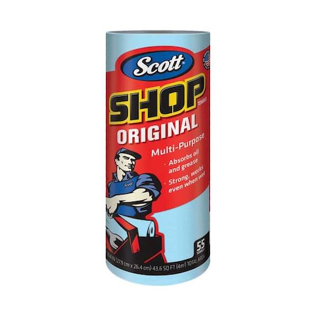 Scott Shop Towels Original 75130 Blue 30, PK30 MPN:75130