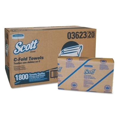 KCC03623 Towel C-Fold Scott 200 MPN:03623