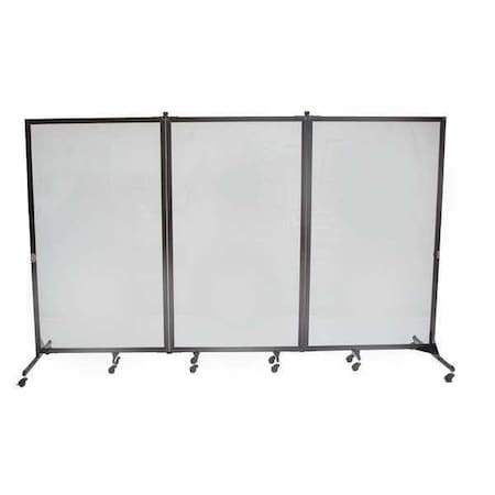 Room Partition, 3 Panels, 74inHx120inW MPN:CCRD3
