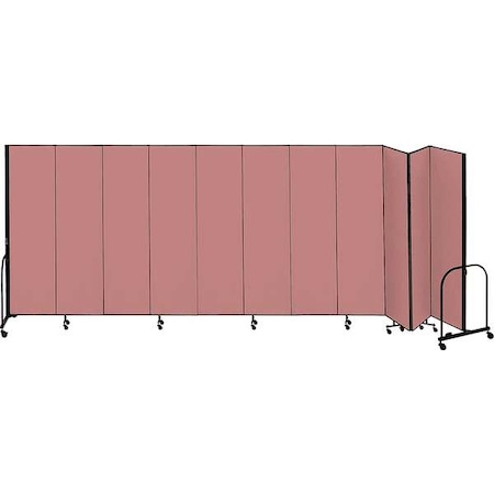 Partition, 20 Ft 5 In W x 4 Ft H, Mauve MPN:CFSL4011-DM