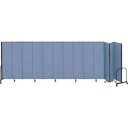 Partition, 24 Ft 1 In W x 4 Ft H, Blue MPN:CFSL4013-DB