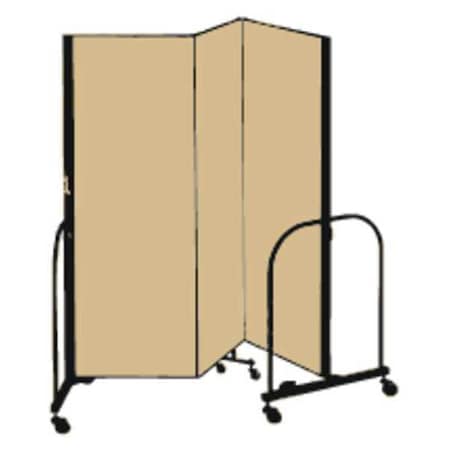 Partition, 5 Ft 9 In W x 4 Ft H, Beige MPN:CFSL403-DO