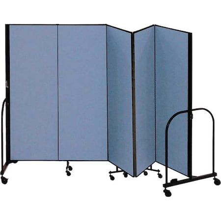 Partition, 9 Ft 5 In W x 4 Ft H, Blue MPN:CFSL405-DB