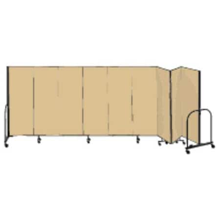 Partition, 16 Ft 9 In W x 4 Ft H, Beige MPN:CFSL409-DO