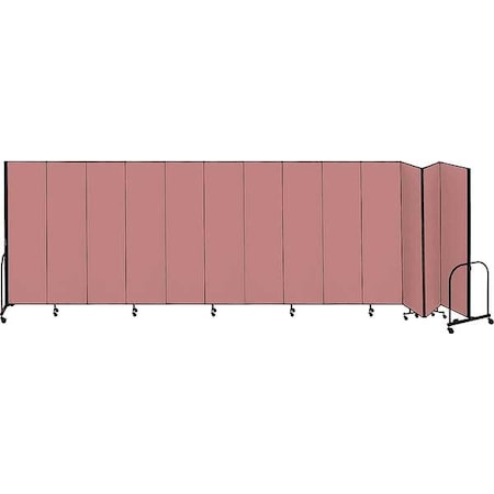 Partition, 24 Ft 1 In W x 5 Ft H, Mauve MPN:CFSL5013-DM