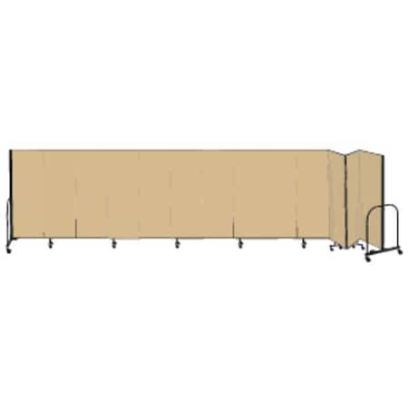 Partition, 24 Ft 1 In W x 5 Ft H, Beige MPN:CFSL5013-DO