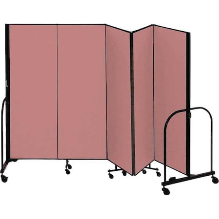 Partition, 9 Ft 5 In W x 5 Ft H, Mauve MPN:CFSL505-DM