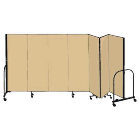 Partition, 13 Ft 1 In W x 5 Ft H, Beige MPN:CFSL507-DO