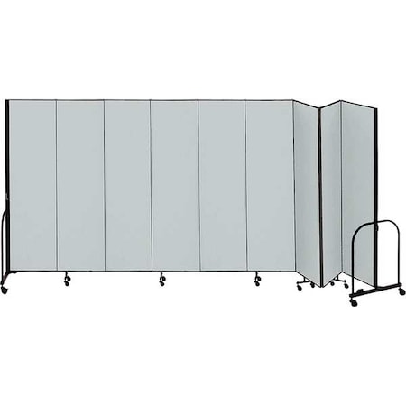 Partition, 16 Ft 9 In W x 5 Ft H, Gray MPN:CFSL509-DG