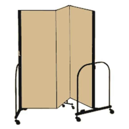 Partition, 5 Ft 9 In W x 6 Ft H, Beige MPN:CFSL603-DO
