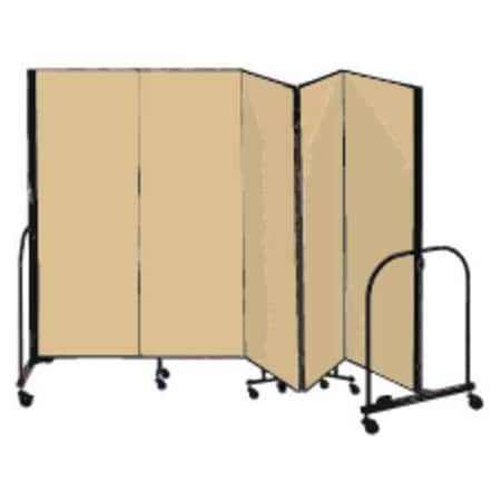 Partition, 9 Ft 5 In W x 6 Ft H, Beige MPN:CFSL605-DO