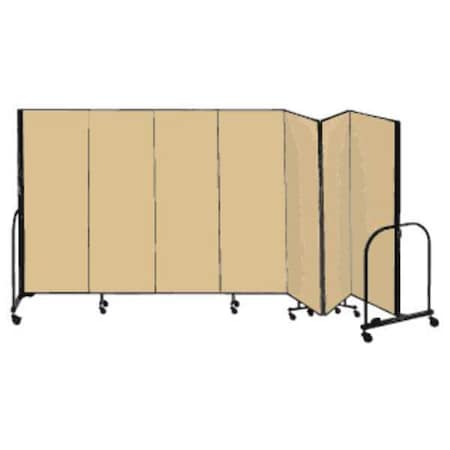 Partition, 13 Ft 1 In W x 6 Ft H, Beige MPN:CFSL607-DO